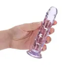 Taisns reālistisks dildo ar piesūcekni – 15.5 cm (6.1″) – Violets — Foto 6