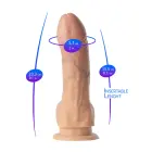 Juan Lucho Signature realistiškas tekstūruotas dildo – 20.3 cm (8″) – kūno spalva — Nuotrauka 7