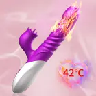 Heating Thrusting Vibrator with Clitoral and G-Spot Stimulator – USB Rechargeable — Photo 8