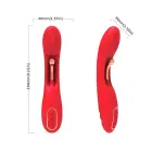 Fishhook punane kahepunktsa G-punkti vibraator – 22.4 cm (8.8″) — Foto 2