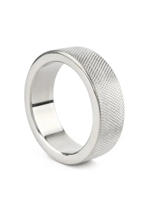Mr. Steel CrissCross C-Ring – 40 mm – Silver