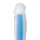 BEYOND BY TOYFA Bruce tumsā spīdošs dildo – 16.5 cm (6.5″) – zils — Foto 9