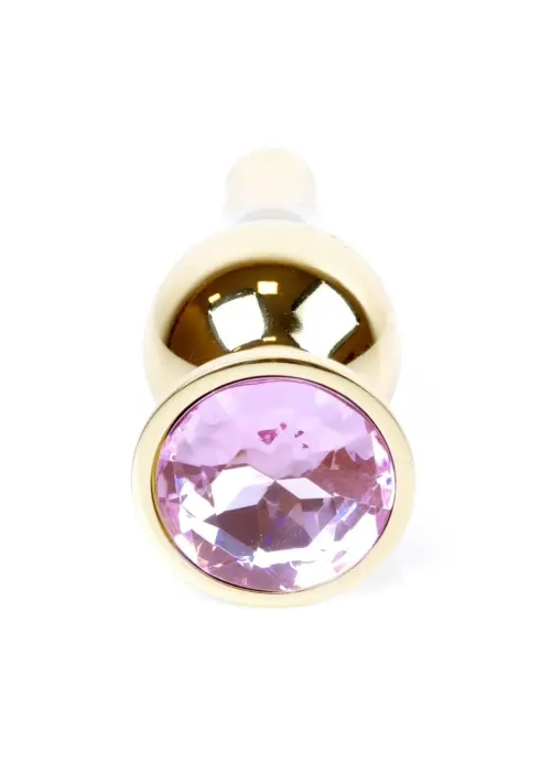 Plug-Jewellery Gold anālais spraudnis – 9.5 cm (3.7″) – Rozā