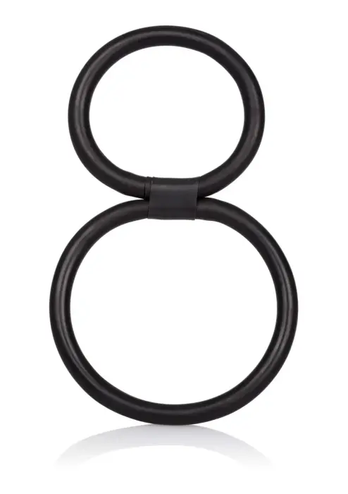 Quick Release Double Helix dzimumlocekļa gredzens – melns