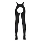 Catsuit with Open Crotch and Halterneck – Black – S/M Photo