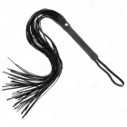 KINK melna mīksta PVC intīmā pātaga 70cm — Foto 1