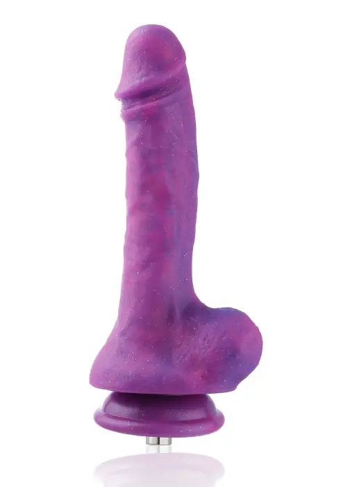 Hismith KlicLok Realistic Dildo – 19 cm – Purple