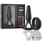 ANBIGUO Alexandru silikona intīmais spraudnis ar WATCHME pulti – 13.6 cm (5.35″) – melns — Foto 1