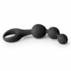 EasyToys silikona prostatas masieris ar graduētām bumbiņām – 20 cm – Melns — Foto 3
