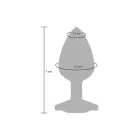 TOYJOY Diamond Booty Jewel analinis kištukas – 7 cm – Violetinis — Nuotrauka 5