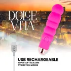 Dolce Vita SIX vibratorius – 13 cm (5.1″) – rožinis — Nuotrauka 4