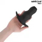 Addicted Toys XL Hollow Silicone Plug – 13.9 cm – Black — Photo 3