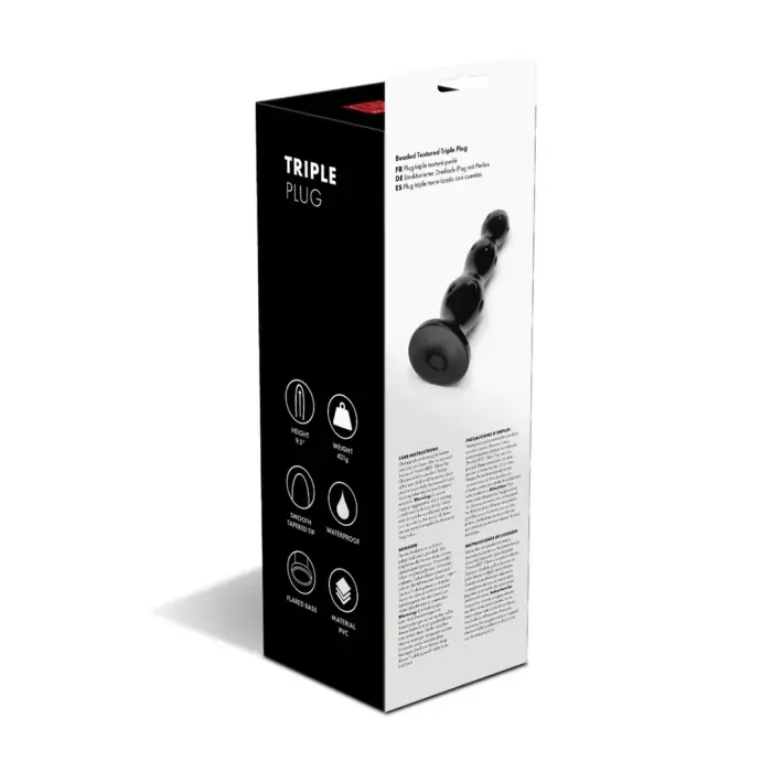 Prowler RED trīskāršais spraudnis – 24 cm (9.5″) – Melns Foto 2