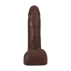 ULTRASKYN reālistisks dildo ar sēkliniekiem un piesūcekni – 16.5 cm (6″) — Foto 5
