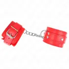 KINK регулируемые красные фиксаторы для запястий с 3 D-кольцами 17.5-25cm x 6cm — Фото 2