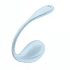 Satisfyer Smooth Petal nešiojamas vibratorius – 15 cm (6″) – mėlynas — Nuotrauka 1