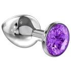 Padidintas analinis kištukas Diamond Purple Sparkle XL – 11 cm (4.3″) – Violetinė — Nuotrauka 3