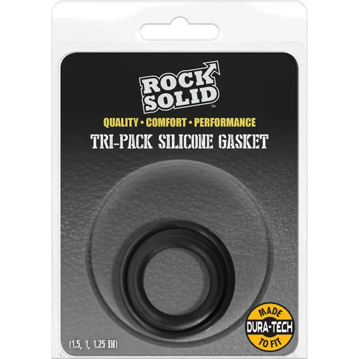 The Gasket Silicone Cock Ring Set – 3-Pack