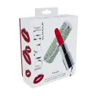 Candy lūpdažio vibratorius su antgaliais – 3 cm (1.1″) – žalias — Nuotrauka 2