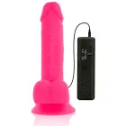DIVERSIA Flexible Vibrating Dildo – 20.5 cm (8″) – Pink — Photo 5