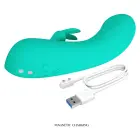 PRETTY LOVE DJ Stick vibratorius – magnetinis USB įkrovimas – daugiaspalvis — Nuotrauka 8