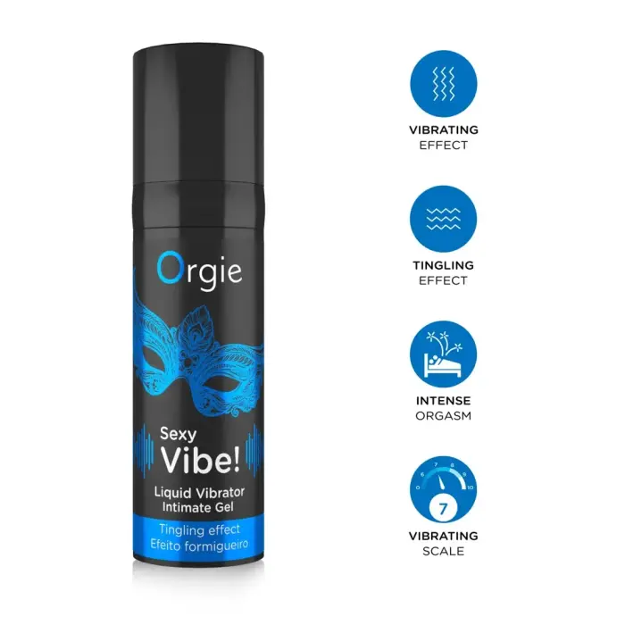 Orgie Liquid Vibrator stimulējošais gels – 15 ml Foto 3