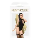 Penthouse Hotter Than Hell Bodysuit and Stockings – Black – XL — Photo 3