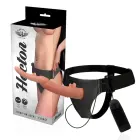 Harness Attraction Hector Intimate System 20 cm (7.8″) vibruojantis ir besisukantis vibratorius – juodas — Nuotrauka 1