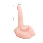 BAILE Mr. BIG Pöörlev ja vibreeriv dildo – 21 cm (8.5″) – must — Foto 3
