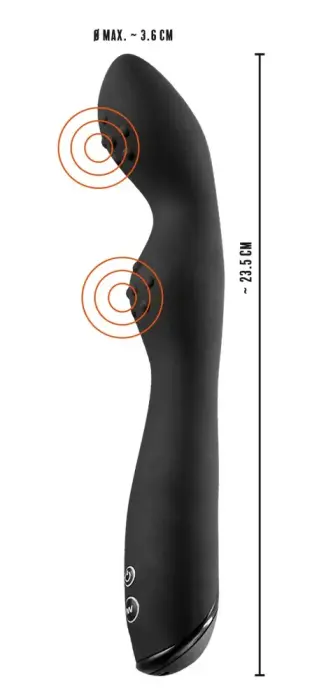 Rebel P-punkti vibraator – 23.5 cm (9.25″) – must Photo