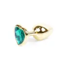 MyLove Toys Jewellery sirds formas anālais spraudnis – 7 cm (2.8″) – Zaļš — Foto 6