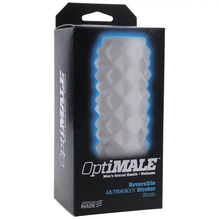 OptiMALE Studs Reversible ULTRASKYN Masturbator – 12.7 cm (5″)