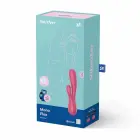 Satisfyer Mono Flex truša vibrators – 20.4 cm (8″) – sarkans — Foto 4