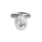 Steel Handle Buttplug with Clear Gem – 10 cm (3.9″) — Photo 6