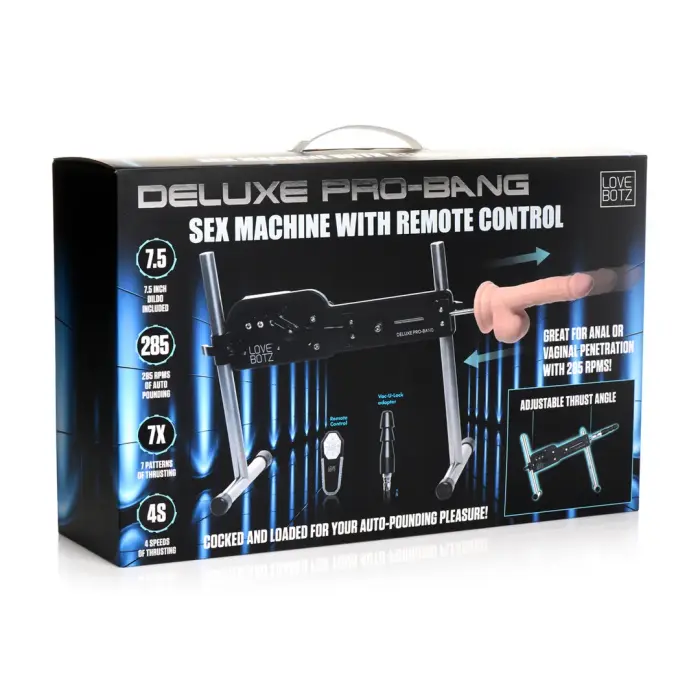 Deluxe Pro-Bang секс-машина – пульт управления
