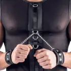 Svenjoyment Bondage Mesh Shirt with Handcuffs – Black – XL — Photo 7