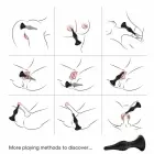 ARMONY Vibrator & Anal Plug Remote Control – 16 cm – Black — Photo 2