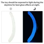LoveToy Lumino Play Double Dildo – glow in the dark – TPE – 36.8 cm — Photo 8