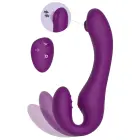XOCOON Rihmata strap-on pulsvibraator – lilla — Foto 1