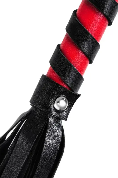 Anonymo flogger, PU leather, black, 45 cm Foto 4