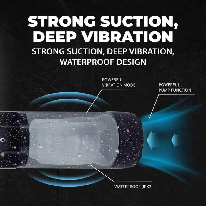 TechnoThrust - Automatinis vandeniui atsparus varpos siurblys - juodas Photo