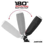 Jamyjob Gravity automaatne masturbaator – must-punane — Foto 4