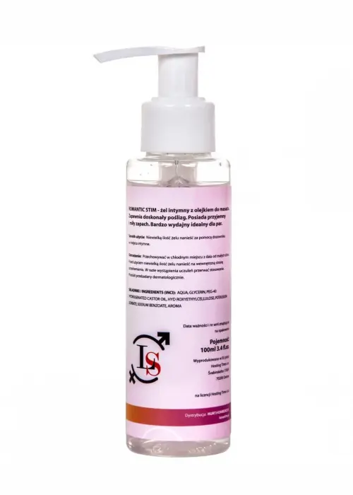 Romantic Stim 2-in-1 masāžas eļļa un lubrikants – 100 ml Foto 2