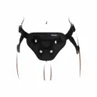 Get Real Deluxe Harness – padded strap-on harness with 3 silicone rings – black — Photo 4