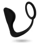 Addicted Toys Intimate Plug with Black Support Ring – 10 cm – Black — Photo 2