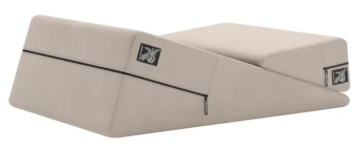 Liberator Wedge/Ramp Combo pozīciju spilvenu komplekts – krēmkrāsas Foto 2