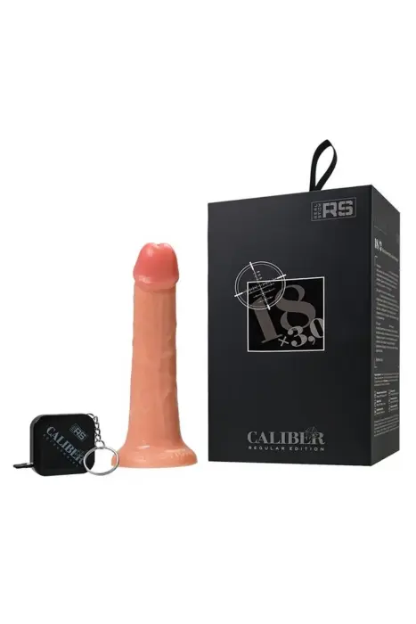 Caliber reālistisks dildo – 18 cm (7″) – miesas krāsa