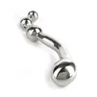 Mr. Steel Multi-Stim Wand dildo – 18 cm (7.1″) – Sudrabs — Foto 1