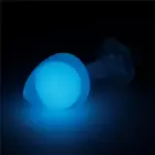 Gemoria Silicone Glow-in-the-Dark Butt Plug – 3.5–4 cm – Blue — Photo 8