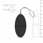 EasyToys виброяйцо с пультом управления – 8 см (3.1″) – черный — Фото 5